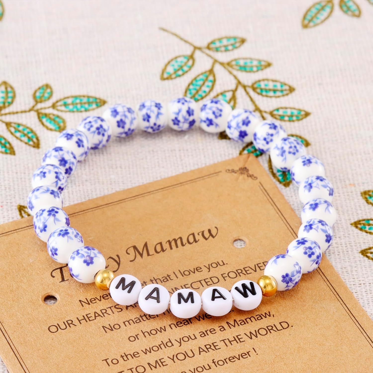 Mamaw Gifts Bracelet for Mothers Day Grandma from Grandkids Birthday Best Easter Gift for Mamaw - Image 2