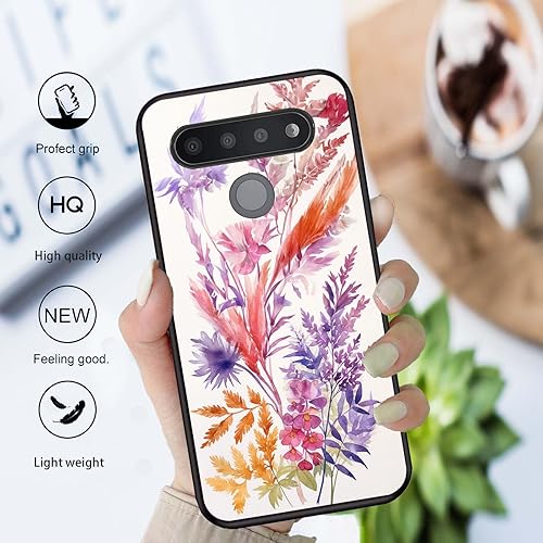 Miniatura 5 de Funda protectora duradera para LG Stylo 6 para LG Stylo 6 2020 de 6.8 pulgadas, diseño de flores 4