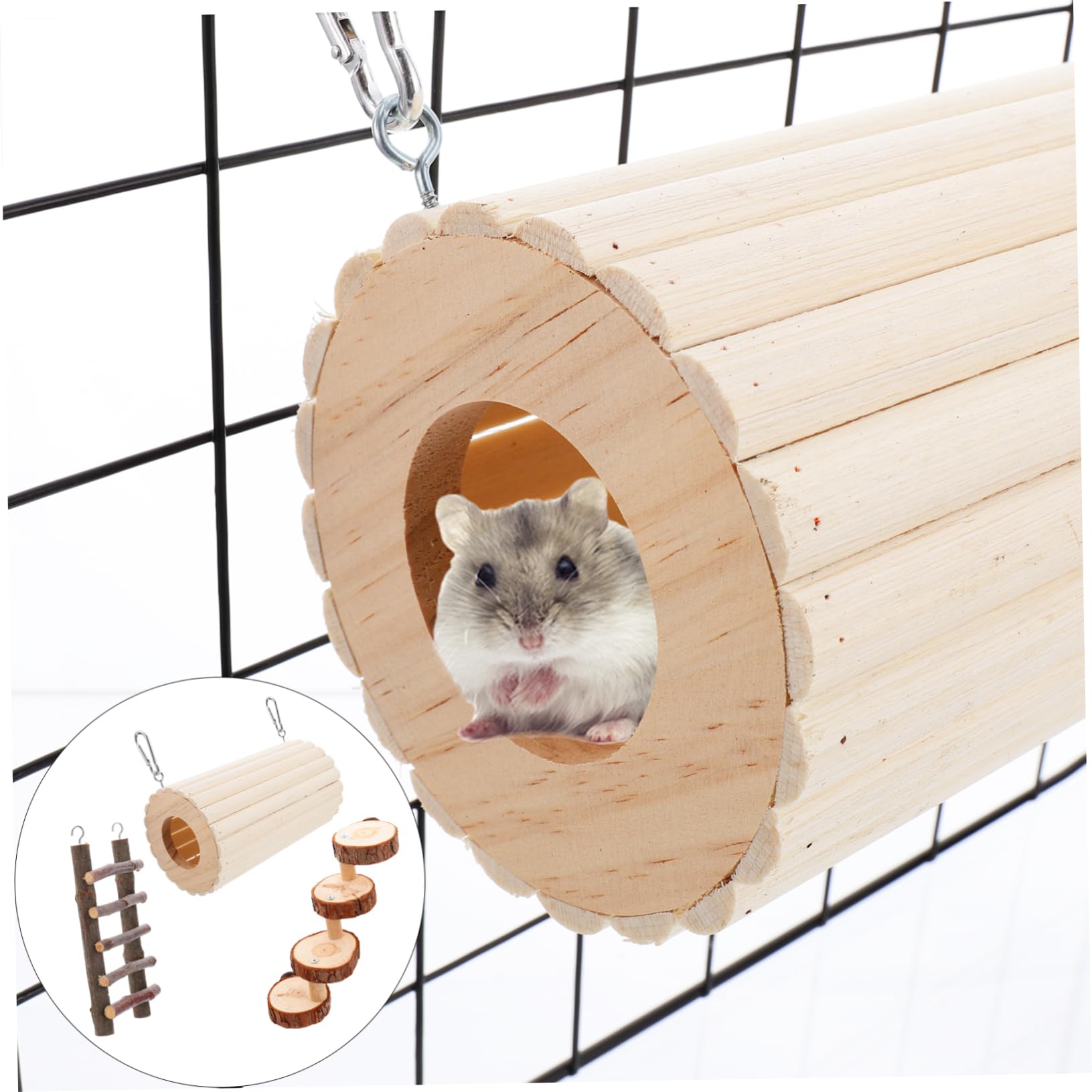 DOITOOL 3stücke Teiliges Hamster Spielzeug Set Tunnel Kletterleiter Und Versteck Für Kleine Haustiere Wie Hamster Meerschweinchen Und Chinchillas Und Unterhaltsam Für Tierische