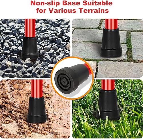 Miniatura 6 de Bastones de trekking - Bastones de senderismo para niños, telescópicos, plegables, ultraligeros para senderismo