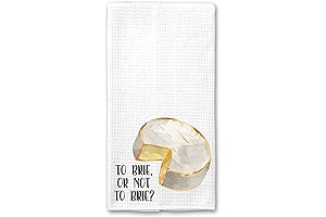 To Brie or Not to Brie Cheese Kitchen Bar Tea Towel