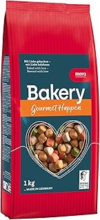 Mera Bakery Gourmet Happen - Mélange de Friandises pour Chien - pour Entraînement ou Collation - Ingrédients Naturels - Biscuits Délicatement Cuits au Four (1 kg)