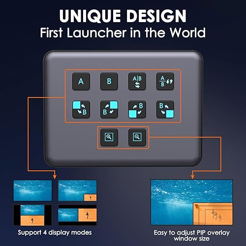 Miniatura 2 de Tarjeta de captura de paso dual Full HD USB3.0 4K de 3 generación. Certificado para transmisión OBS y grabación en 1080P 60Hz con latencia ultra