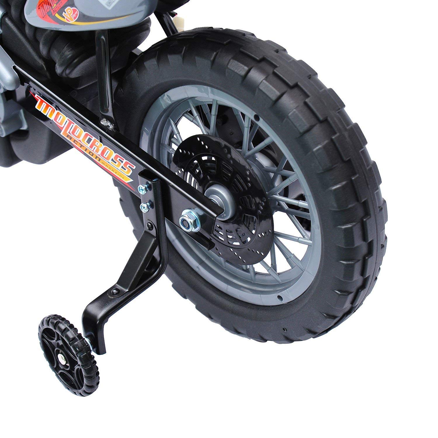 HOMCOM Moto Electrica Infantil 6V Recargable Niños 3+ Años 102x53x66 cm Rojo