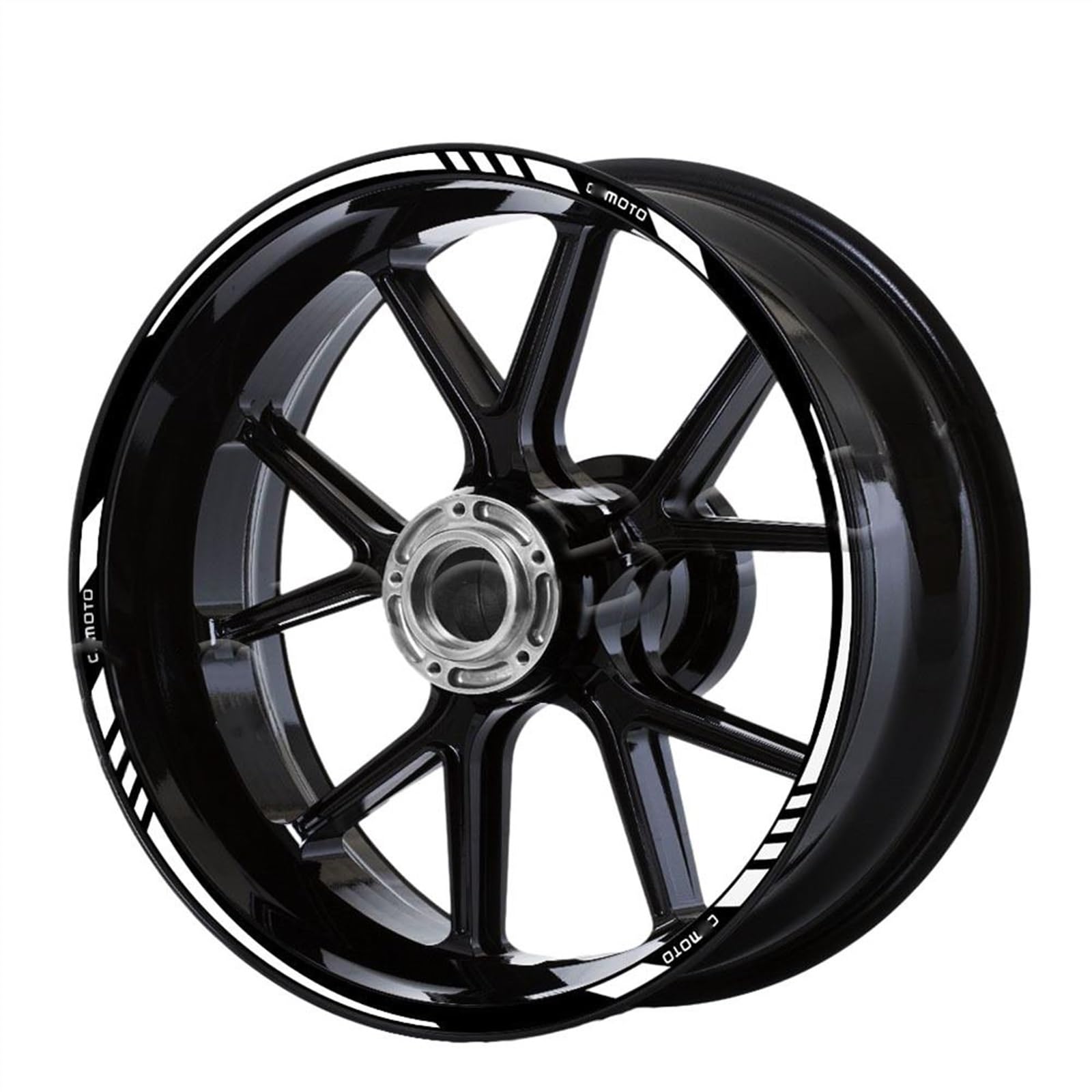 Applique for 650 for ADVENTURA MT 400GT 650NK 400NK 300NK 250NK 150NK Motorcycle Wheel Sticker Rim Decal Stripe(A4,B)