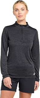 Peter Storm Women’s Long Sleeved Zipped Active T-Shirt, Lightweight and Breathable Women's Baselayer Top