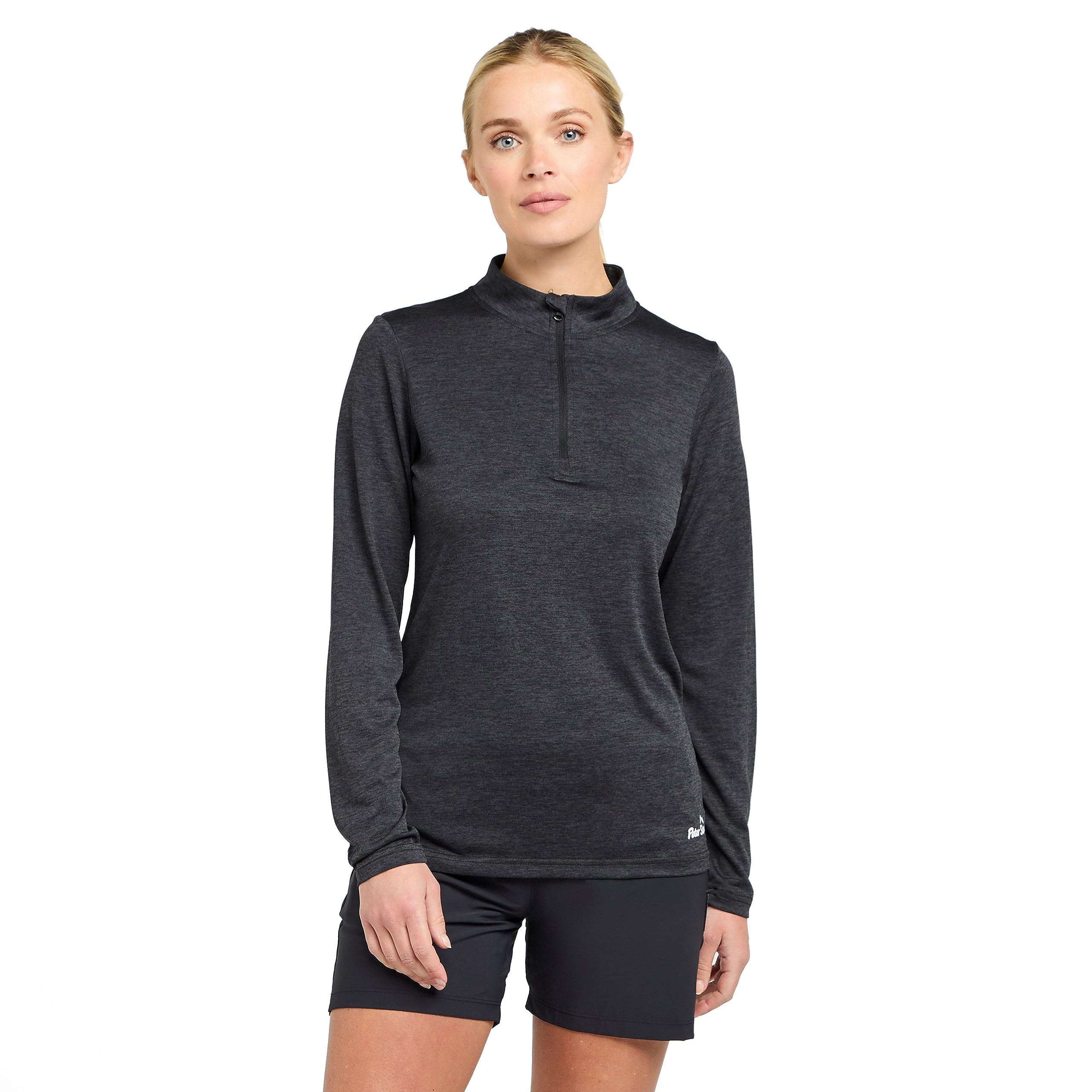Peter Storm Women's Black Active Long Sleeve T-Shirt Size 12