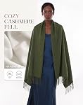 Womens Winter Scarf Pashmina Shawls and Wraps for Evening Dresses Warm Blanket Scarf for Wedding