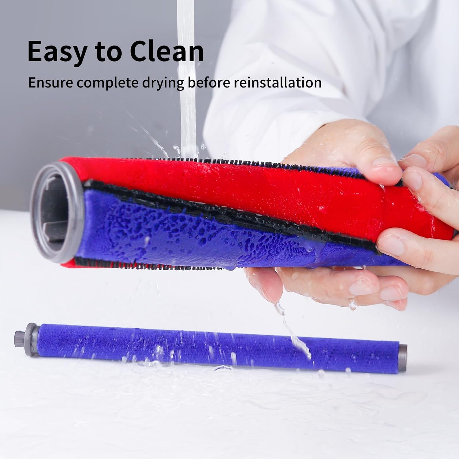 Soft Roller Cleaner Head Compatible with Dyson Cyclone V10 Absolute,V10 Animal,V10 Total Clean +,V11 Cordless Vacuum Cleaners,Vacuum Head Replacement Suitable for Hard Floor Soft Roller Head for Hard Floor image 7 of 7 B0D78FHNTY