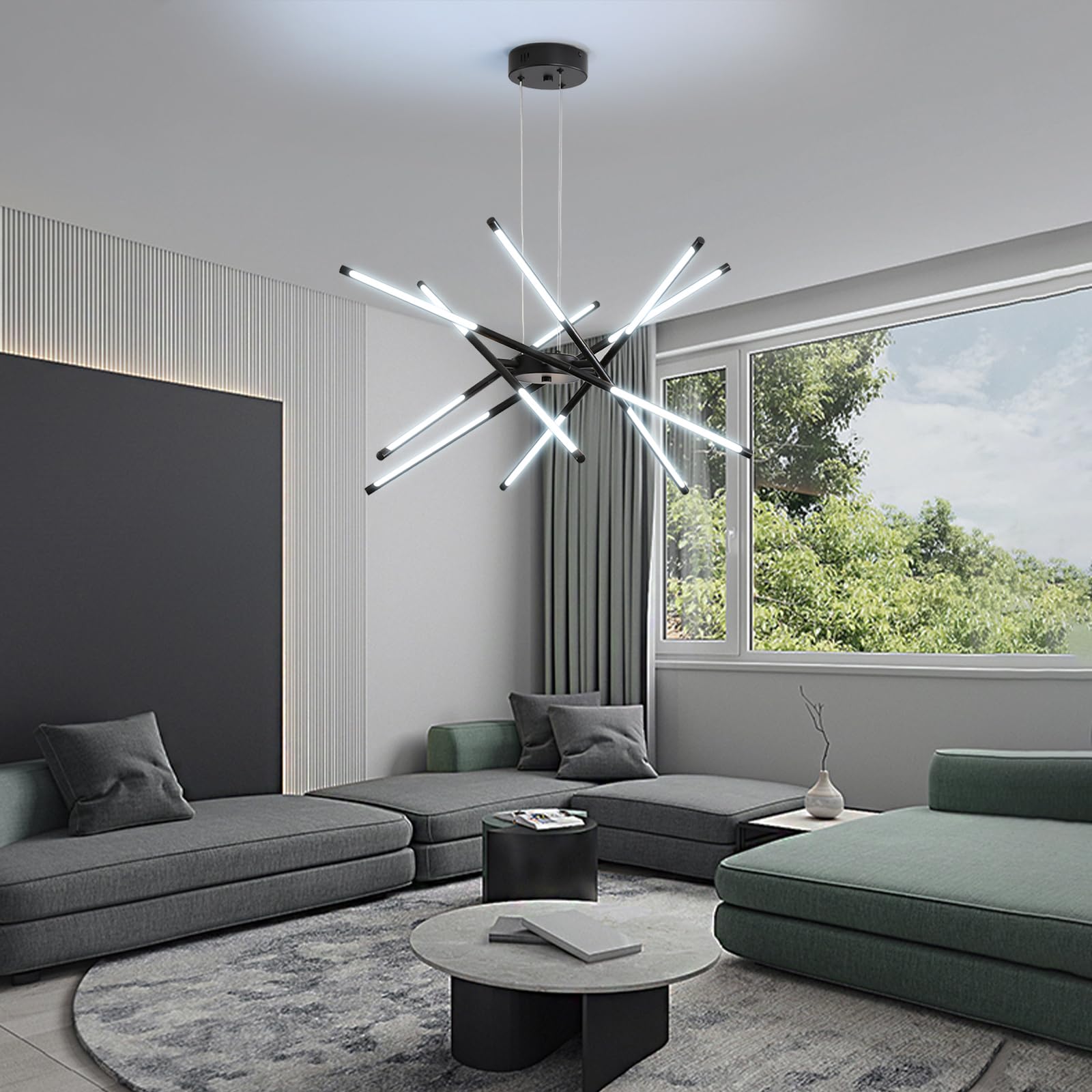 Industriële Vintage Hanglamp met 3 Lampen - Moderne Plafondverlichting voor Woonkamer