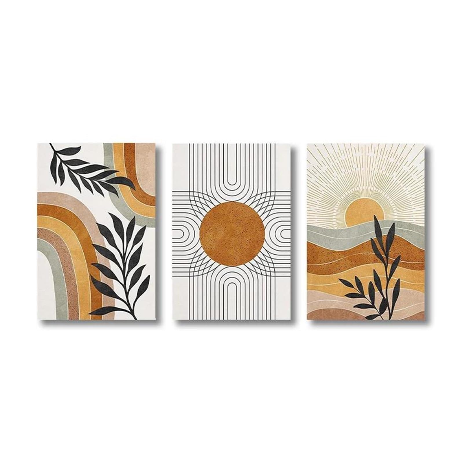 Illustration abstraite peinture sur toile pour habiller un grand mur vide