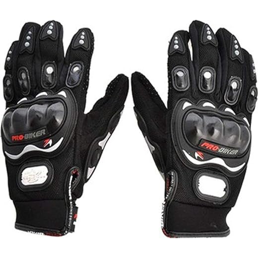Probiker Motorcycle Gloves Black Medium