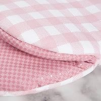 Vista 4 de KitchenAid Gingham - Juego de 2 manoplas para horno mini, color rosa seco, 5.5 x 8 pulgadas