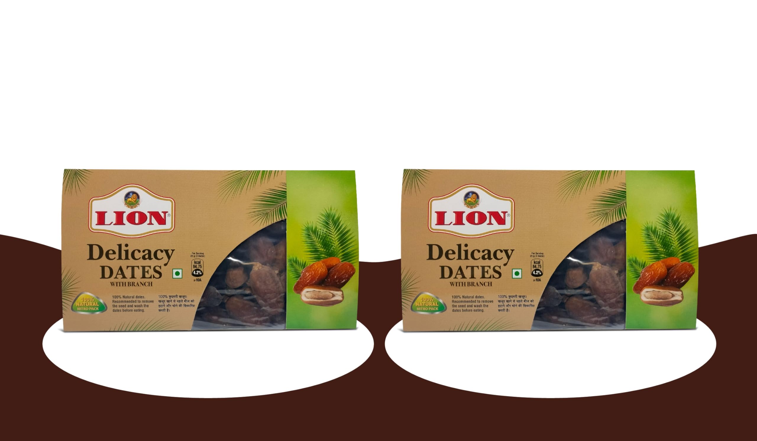 Lion Dates Delicacy Branch 1Kg Pack (500+500) - Deglet Noor Dates - Saudi Arabia Dates - Khajoor Or Khajur Dry Fruits - Healthy & Nutritious Snack (B0CD1T6643) Amazon Price History, Amazon Price Tracker