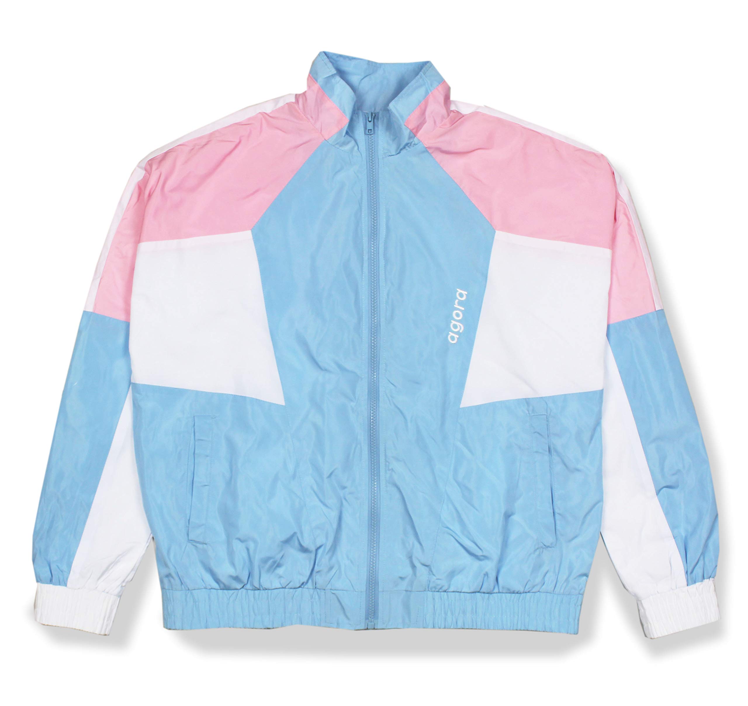 Agora Pastel Vantage Windbreaker Jacket (Large)