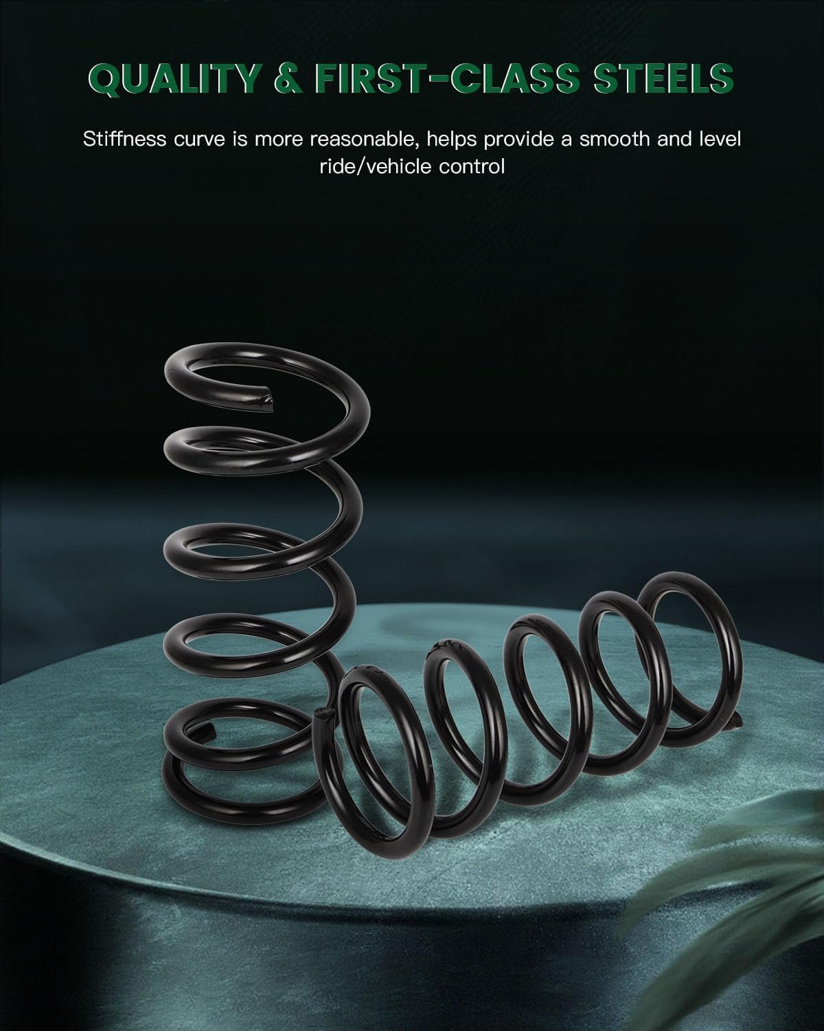 SCITOO 81761 Coil Springs, 2Pcs Rear Suspension Coil Springs Set Compatible with 2013-2016 for Nissan for Pathfinder