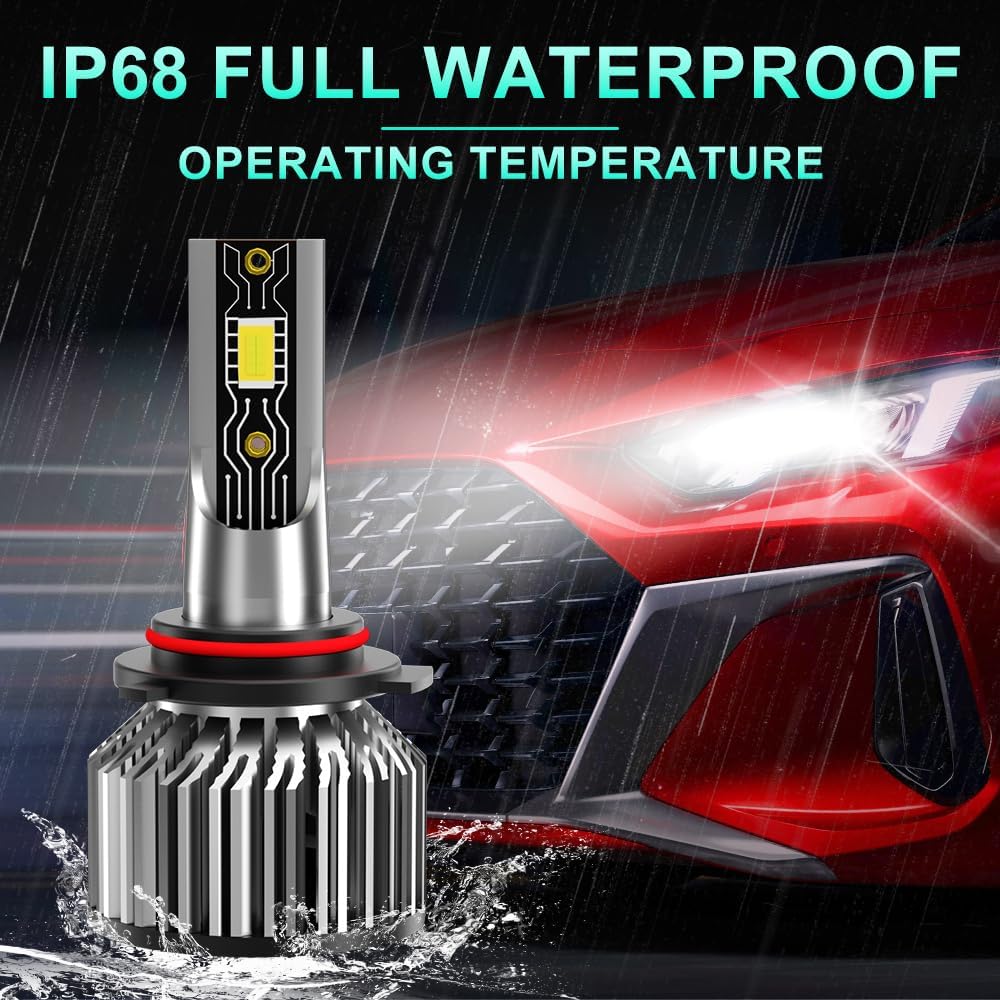 Compatible For Toyota Camry (2007-2014) Vehicle Light Bulbs,Enhanced Visibility Fog Light Bulbs, Pack of 6