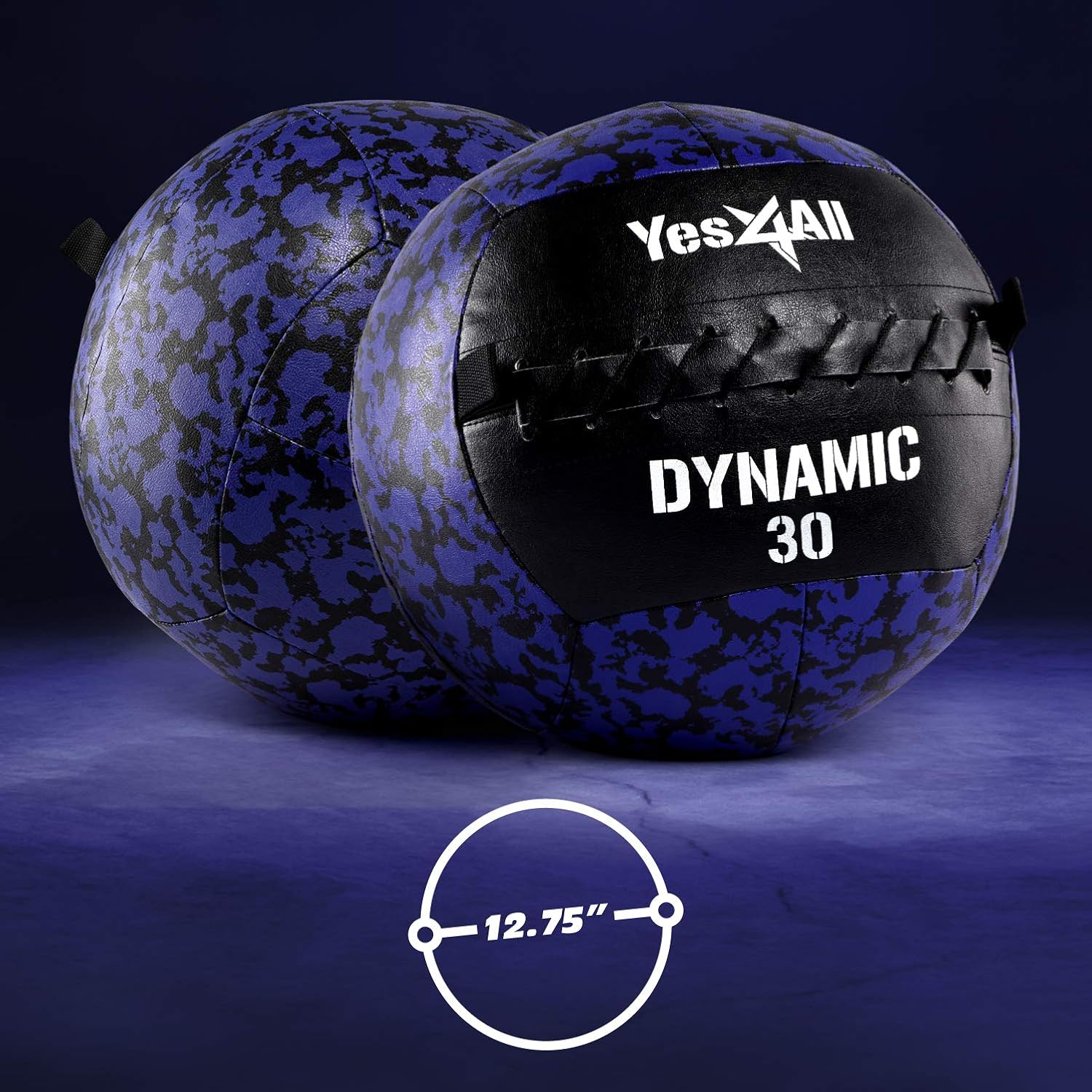 Yes4All Dynamic Wall Ball/Soft Medicine Ball, Wall Med Ball for Crossfit Workout and Full Body Exercises – 30lbs : Sports & Outdoors