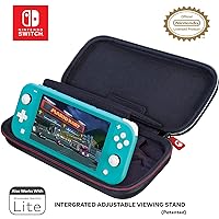 Vista 7 de Game Traveler Mario Kart Nintendo Switch Case - Switch OLED Case for Switch OLED Switch Switch Lite Adjustable Viewing Stand Bonus Game Cases