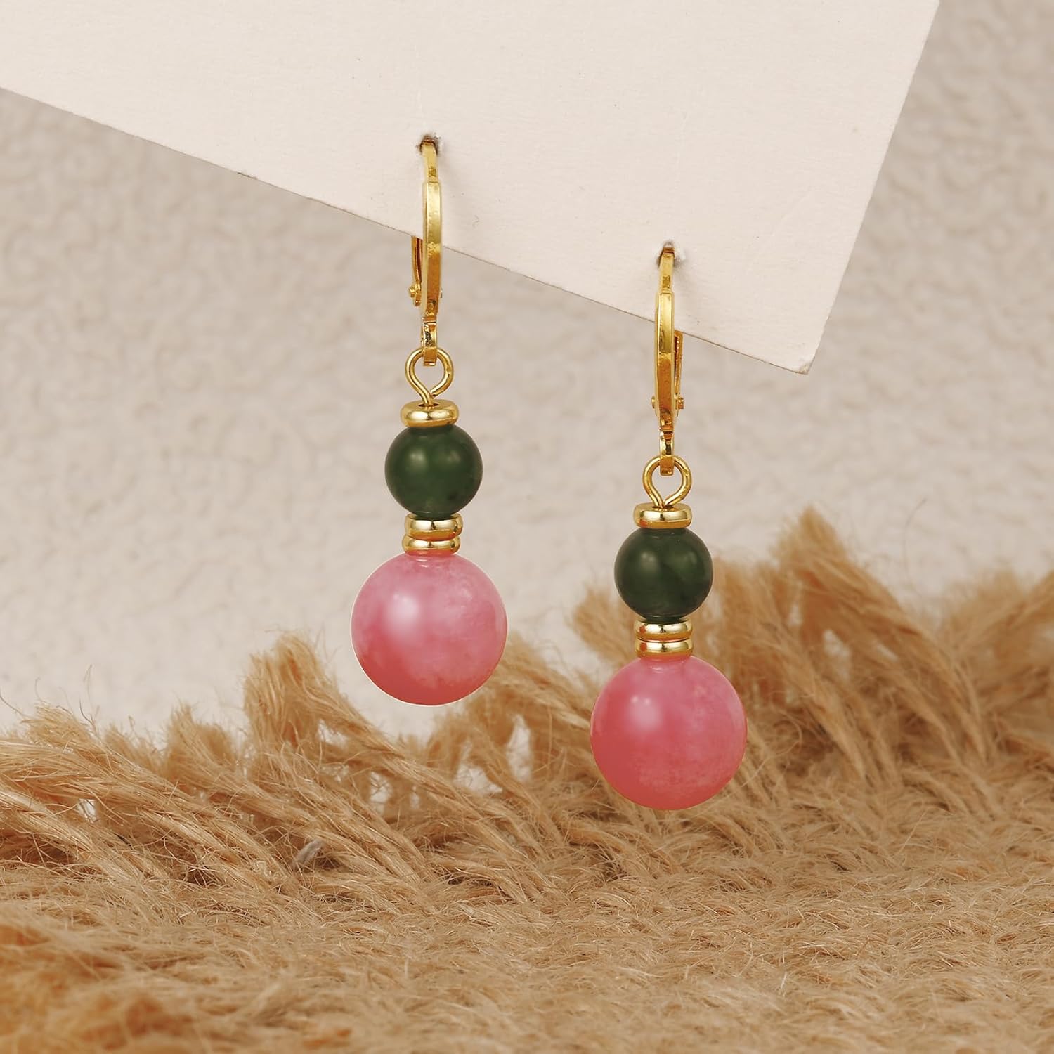 Broadway Inspired Witch Earrings Pink and Green Earrings Women Changed for Good Pink Goes Good with Green Merch Jewelry - Image 5