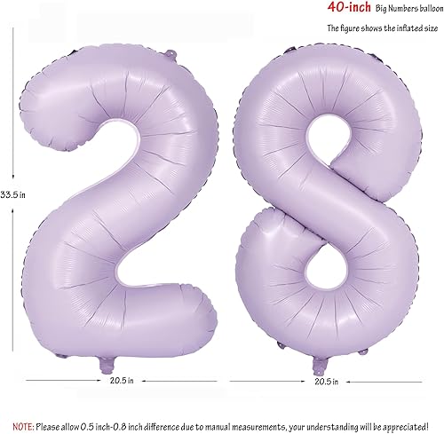 Vista 75 de 40" Macaron purple Number Balloons Helium Foil Mylar Balloon Birthday Party banquet Decoration 9