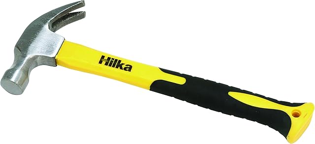 Hilka 60201500 Pro Craft Fibre Glass Shaft Claw Hammer, 8 oz, Multi