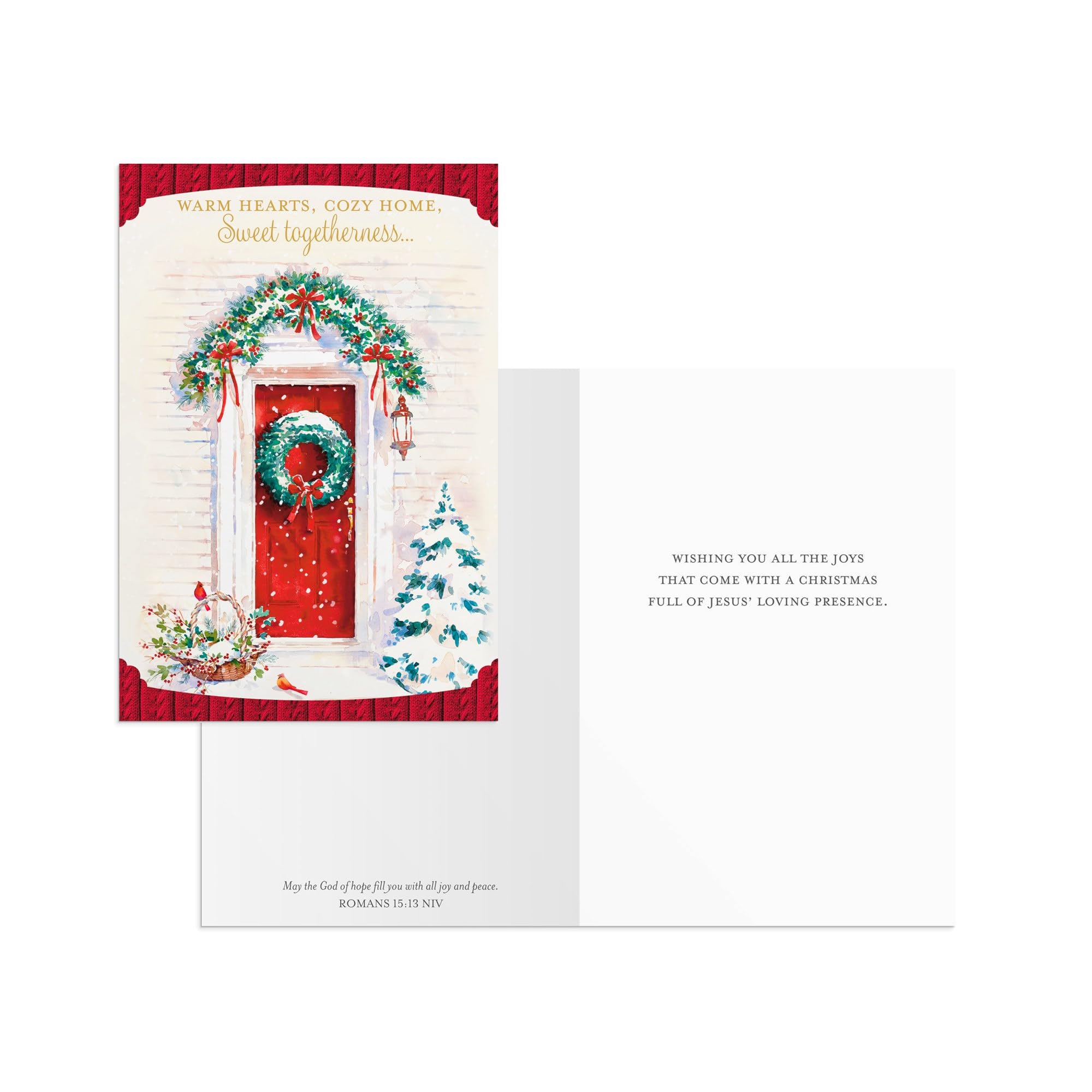Dayspring Religious Boxed Christmas Cards, God's Love Manger Scene (16 Christmas Cards And 17 Envelopes