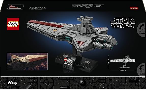 LEGO Star War Venatör Sınıfı Saldırı Kruvazörü 75441 | Yetişkinler için İsim Levhalı Sergileme Standı İçeren Koleksiyonluk Model Yapım Seti, Hediye Fikri (643 Parça)