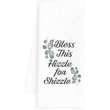 Funny Housewarming Gifts Kitchen Towels, House Warming Gifts New Home Dish Tea Towels, New Homeowner Gifts Hand Towels for Bathroom, Funny Kitchen Bathroom Decor, 16x24 Inch
