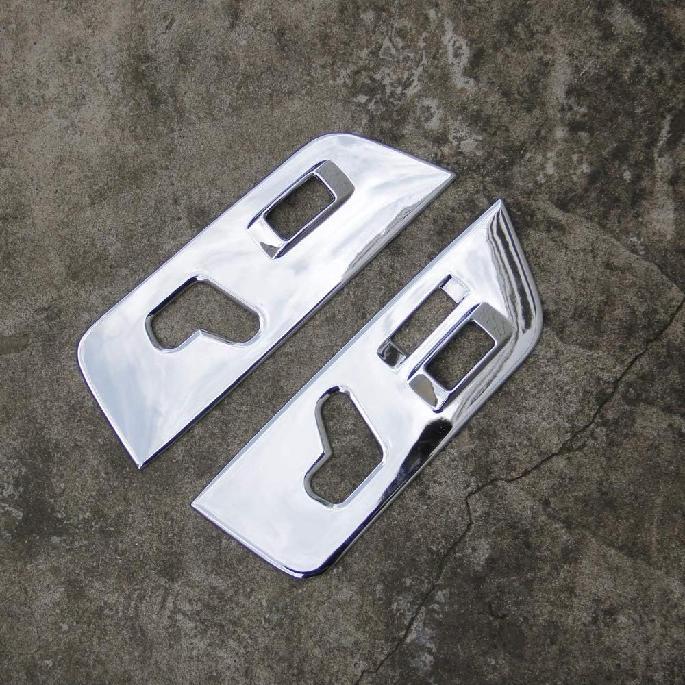 Chrome Seat Adjustment Button Panel Cover Trim fit for RAM 1500 2500 3500 2011-2018 Accessories