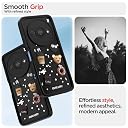 Pikkme Back Cover for Redmi A3 (2024) / Redmi A3x / Poco C61 | Cute Fun Cartoon 3D Bear Silicone Full Body Protection Bumper Cover (Black) gallery image