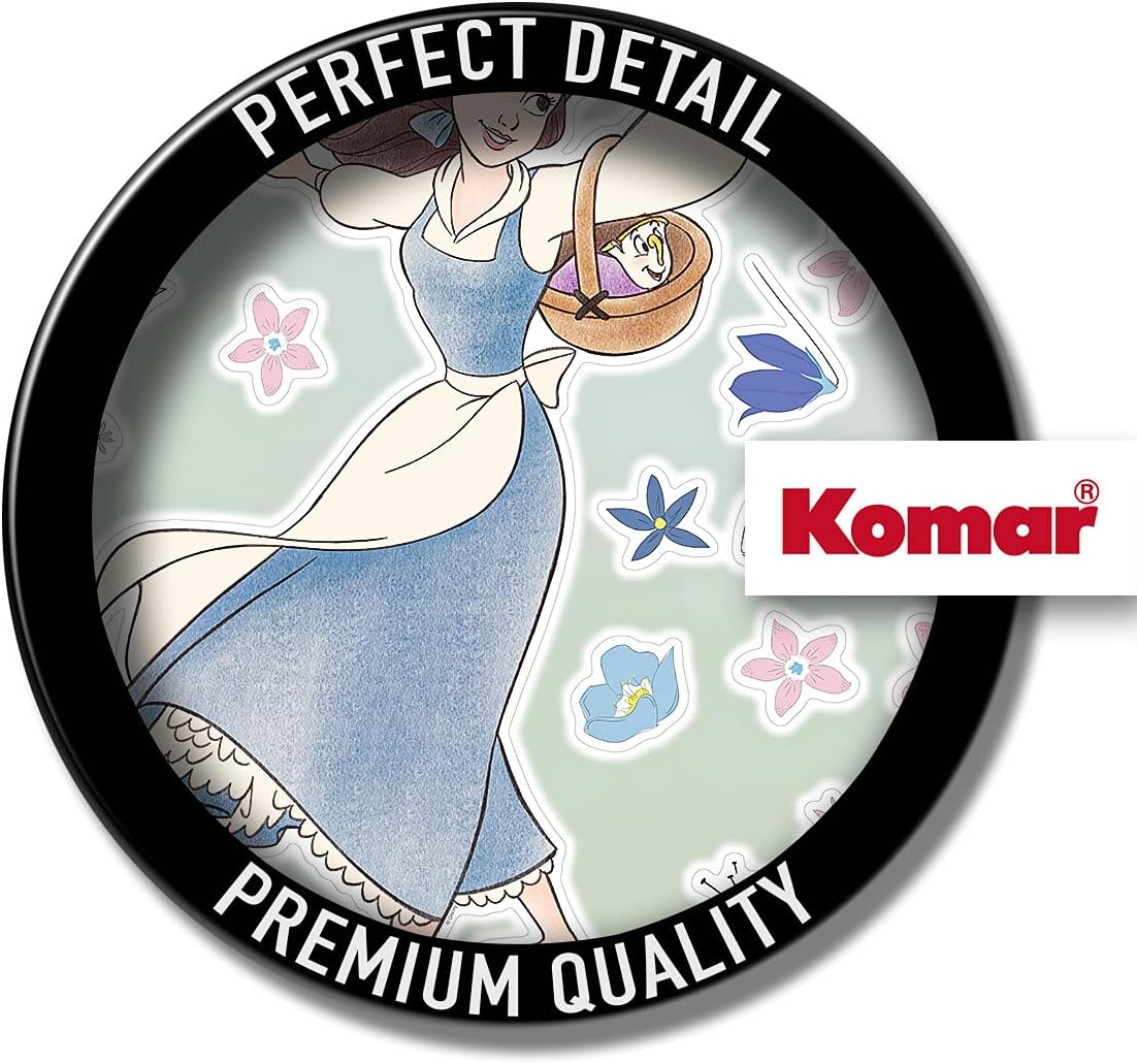 Komar Disney 14104h Wall Tattoo Belle Find Your Wings 50 x 70 cm (Width x Height) 34 Pieces Decorative Stickers Wall Stickers Wall Decoration Children's Room