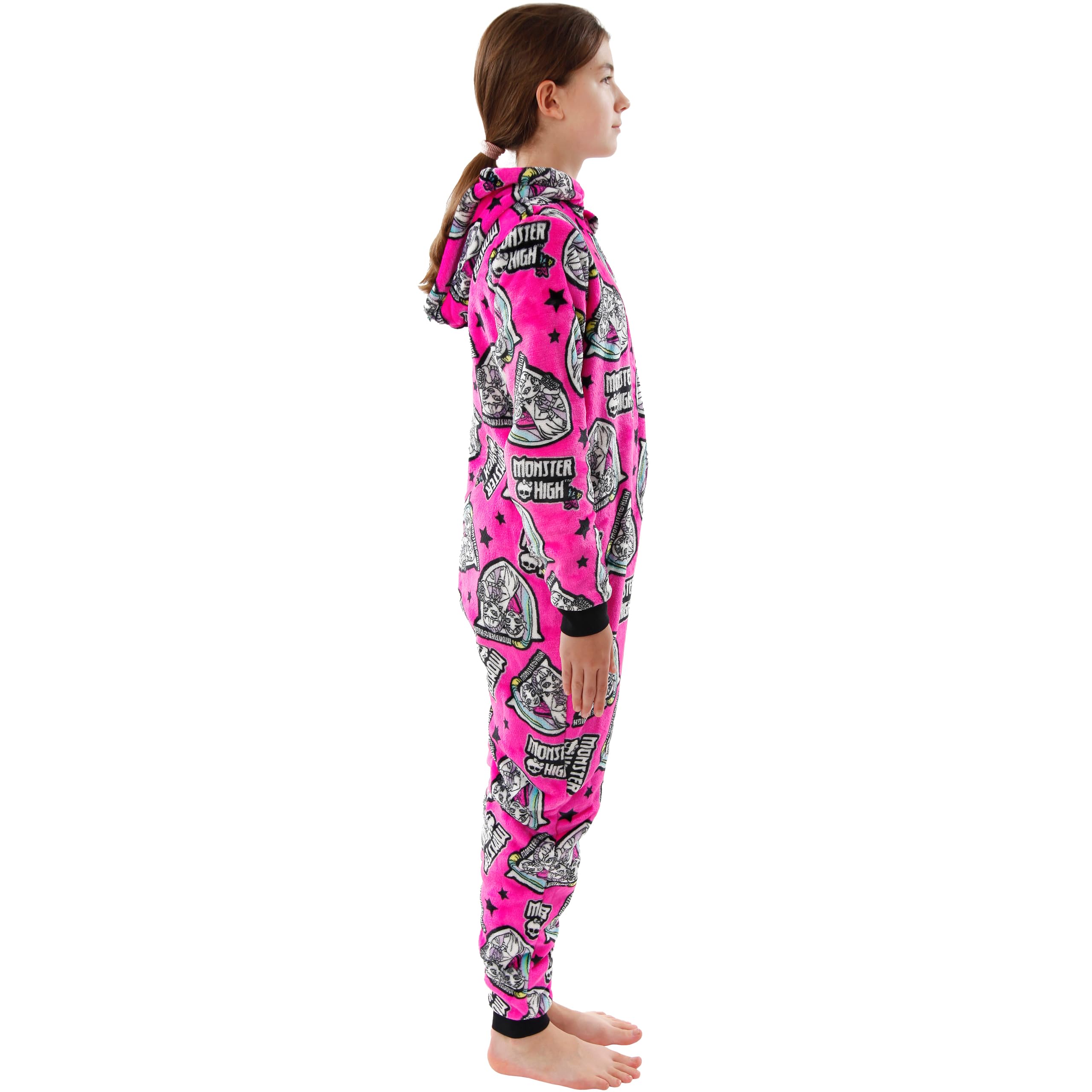 Monster High Onesie | Fleece Onesie Für Mädchen | Mädchen Schlafanzug