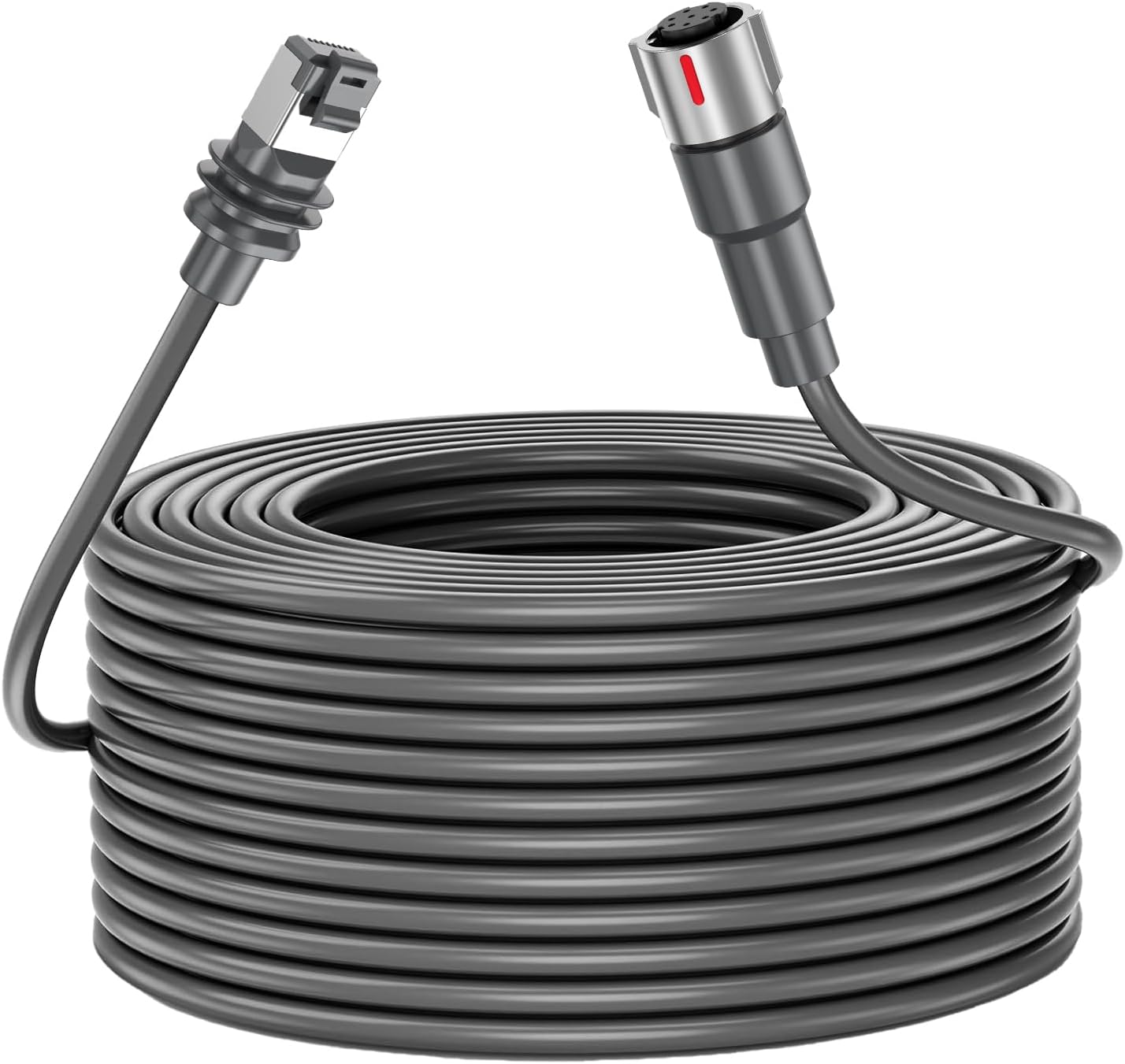 Performance Gen 3 Dish Cable, 82FT Long Heavy Duty IP68 Cable, Rubber Copper Power Supply Cord for Home & Office