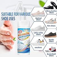 Vista 3 de 5.3Oz Shoe Cleaner Kit for Sneaker, Water-Free Foam Sneaker Cleaner Shoe Brush and Shoe Cloth,Work on Most Shoes