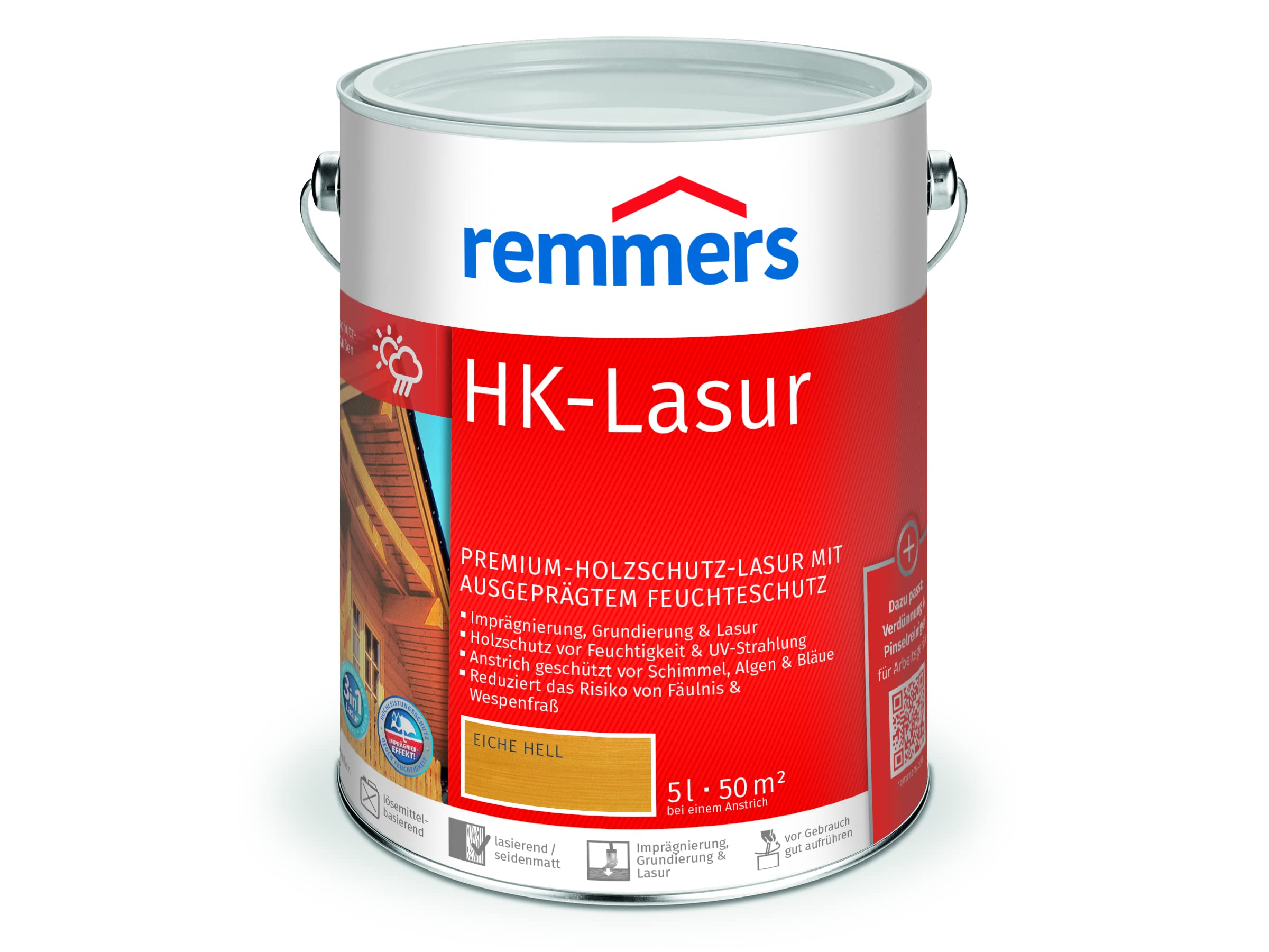 Remmers HK-Lasur 3in1 eiche hell, 5 Liter