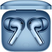 Vista 1 de OnePlus Buds 3, Splendid Blue, Deep Bass, ANC, Immersive Sound, Up to 44 Hour Playtime with Charging case, Bluetooth 5.3