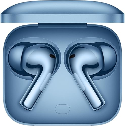 OnePlus Buds 3, Splendid Blue, Deep Bass, ANC, sonido inmersivo, hasta 44 horas de reproducción con estuche de carga, Bluetooth 5.3