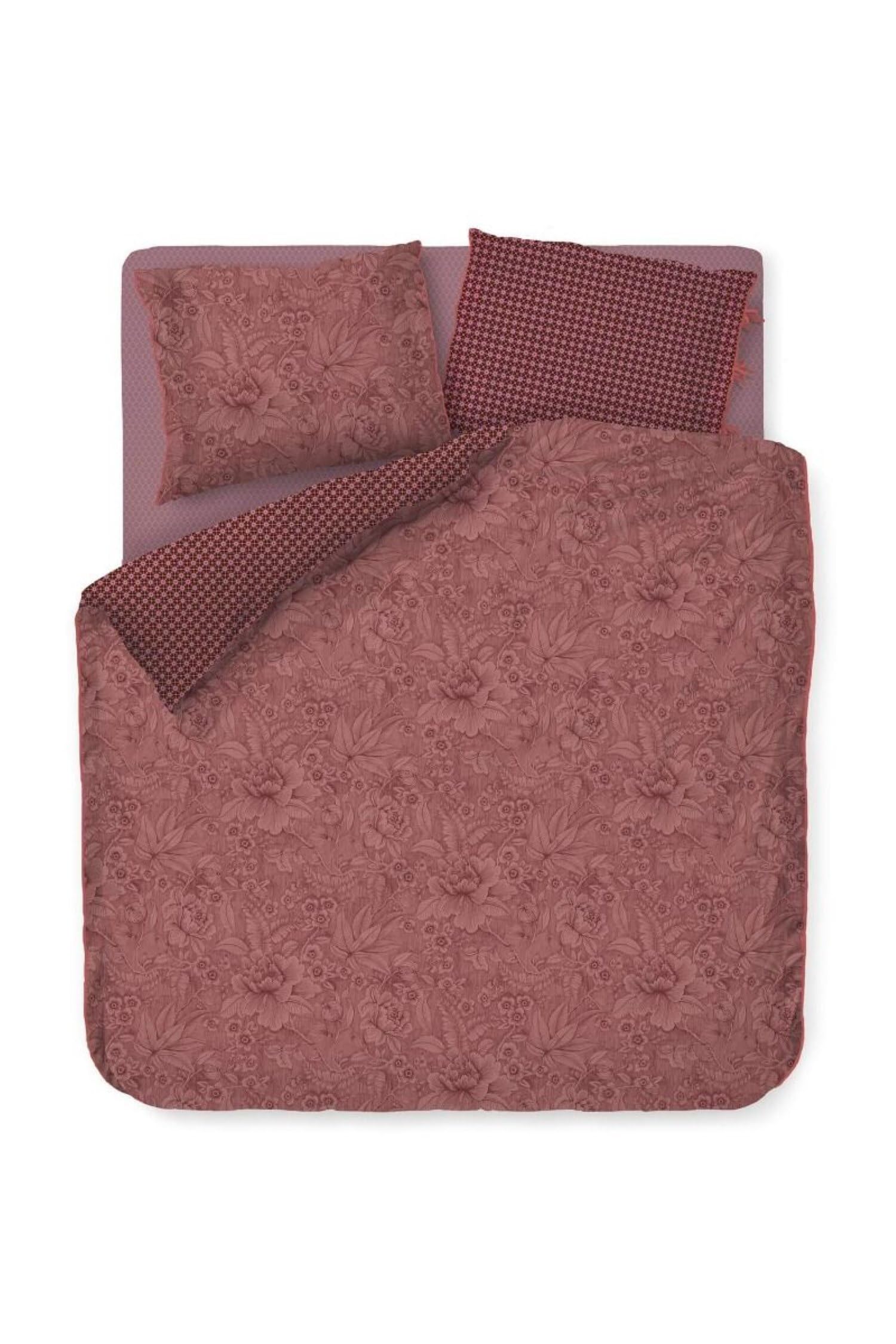 PiP Studio Casa Dei Fiori Terra - Juego de cama (funda nórdica de 135 x 200 cm y 1 funda de almohada de 80 x 80 cm)