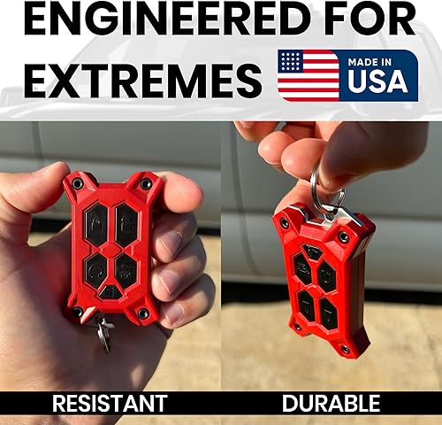 Vista 37 de Funda para llavero Chevy – para funda de llavero GMC – Accesorios Silverado Sierra – Abrebotellas integrado – Compatible con guía de ajuste