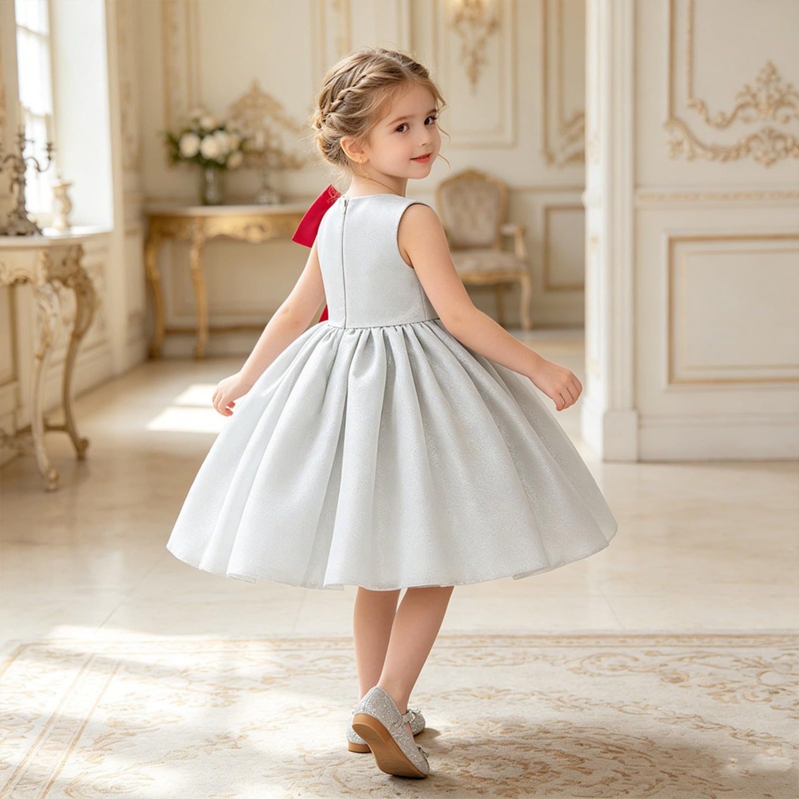Vestidos para Nia Vestido de Princesa Festivo Tut Infantil Fiesta Cumpleaos Boda Veranovestidos niaTranspirable y cmodo