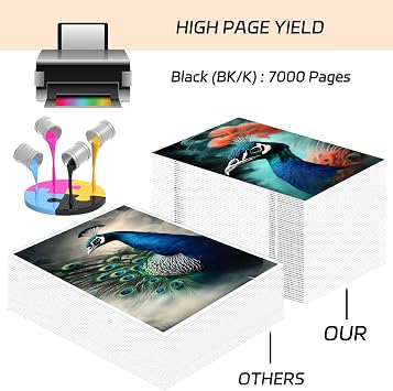 Compatible for Pantum TL-410X Toner Cartridges Work for Pantum M6700d M6700dw M6800fdw M6802fdw M7100dn M7100dw M7200fd M7200fdn Printers, with Chip, High Yield 7000 Pages, Clear Printing (Black)