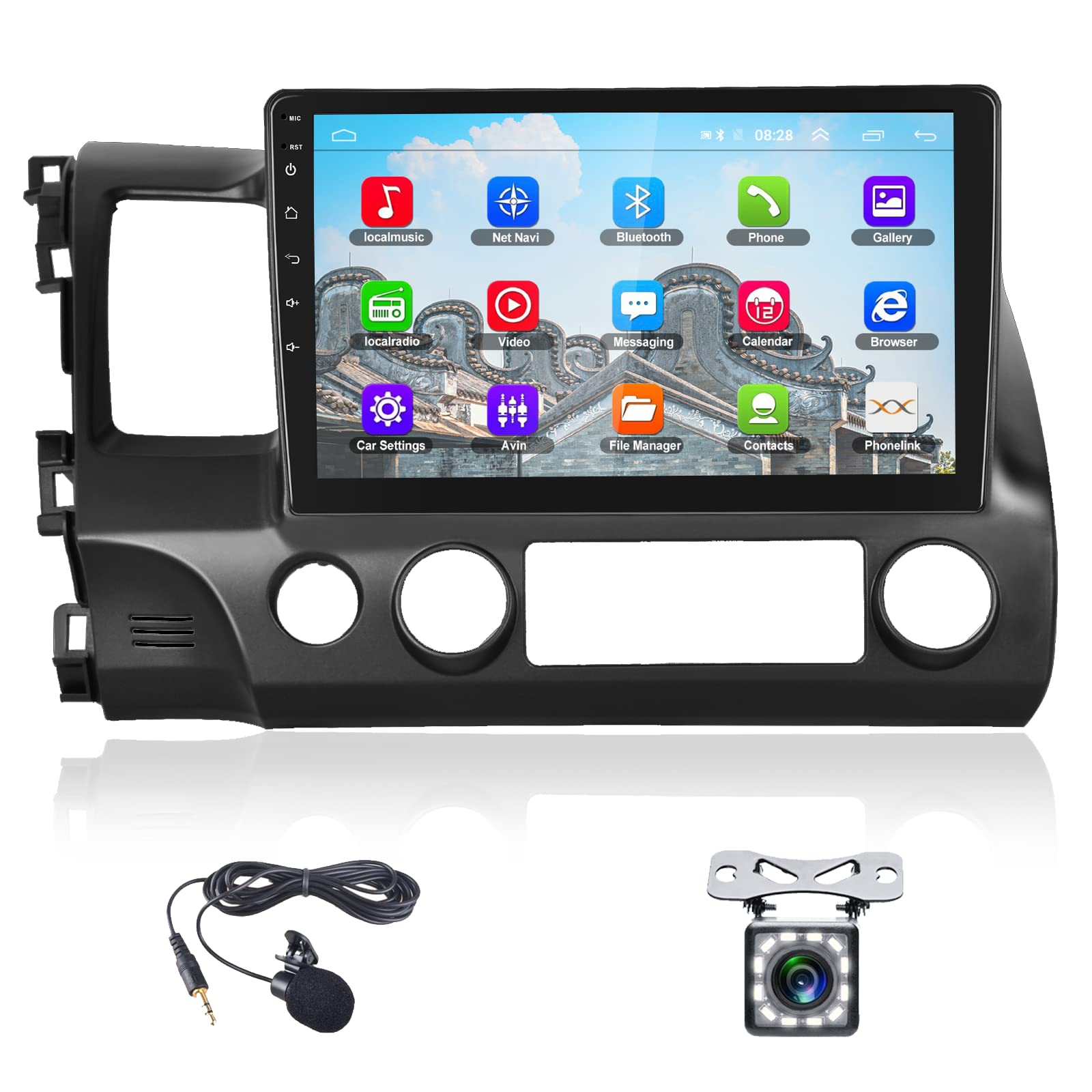 Buy AMprime Android 10.1 Car Radio Stereo for Honda Civic 20062011