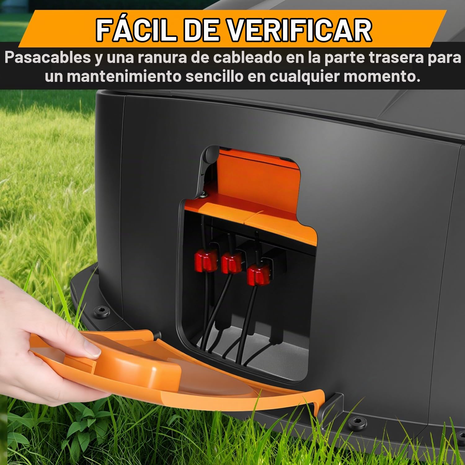 Garaje plegable para robot cortacésped, estación de carga compatible, cubierta protectora para robot cortacésped, accesorios para robot cortacésped, sin bloqueo de señal, protección UV
