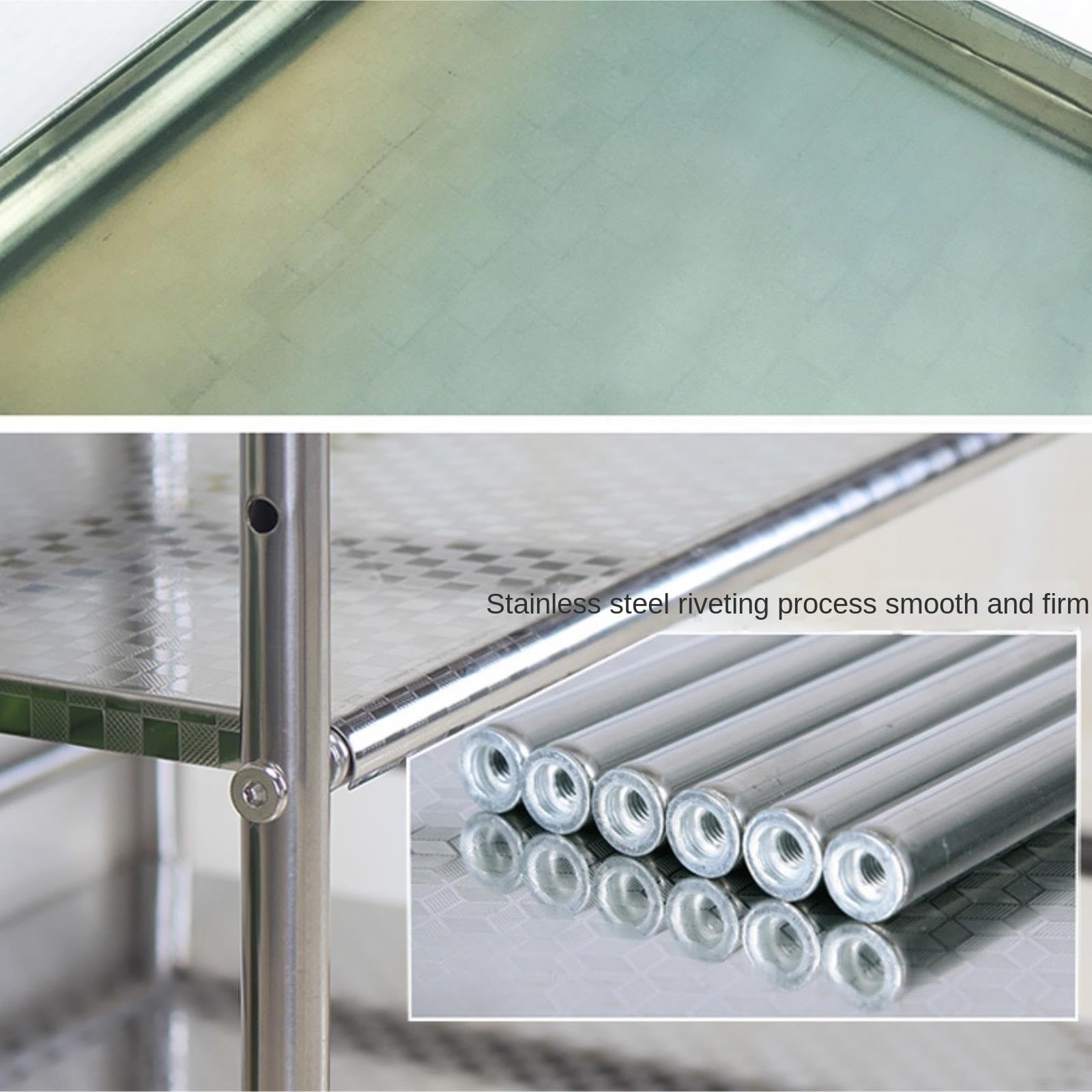 Scaffale da cucina in acciaio inossidabile, ripiano for forno a microonde, organizer for bagno, cuociriso, casa moderna(40cm)
