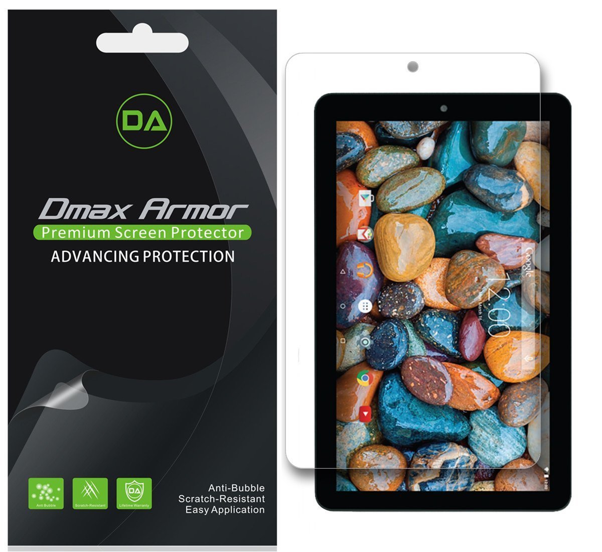 [3-Pack] Dmax Armor- RCA Cambio 11.6" Tablet (W116 V2 / W1162) Anti-Glare & Anti-Fingerprint Screen Protector - Lifetime Replacements Warranty- Retail Packaging