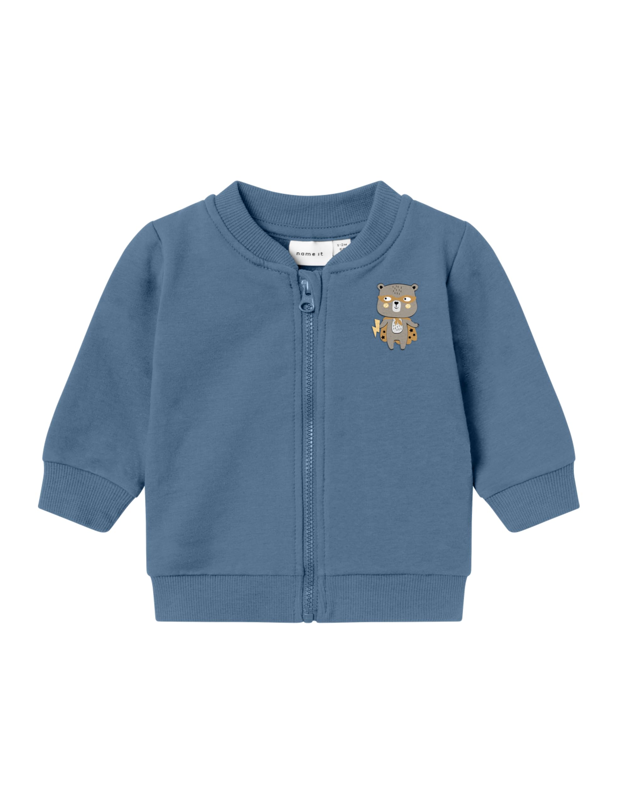 NAME IT Baby-Jungen Nbmvonne Sweat Cardigan Box Set with Hat Sweatshirt