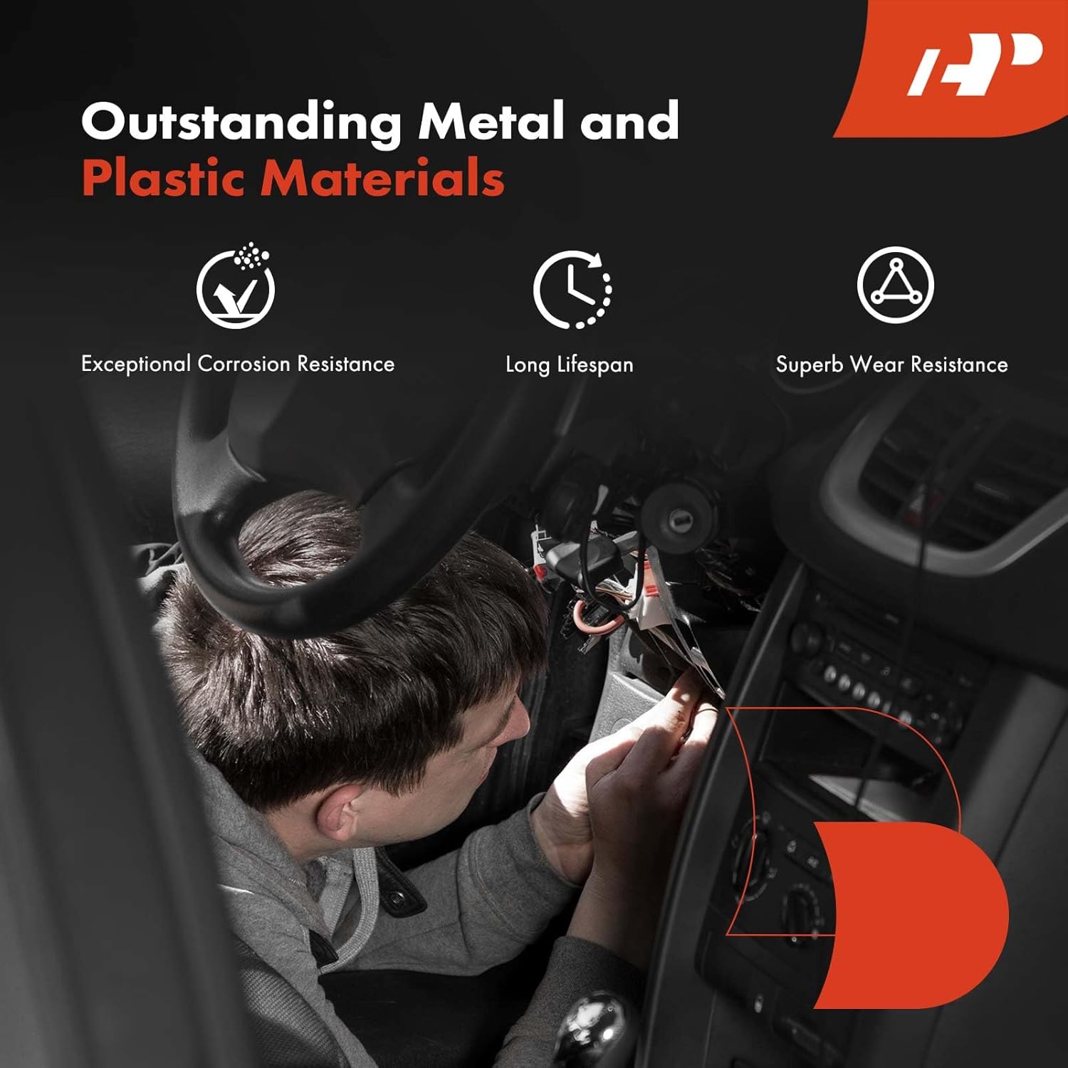 A-Premium Clutch Starter Safety Switch Compatible with Suzuki Grand Vitara, Esteem, Forsa, Samurai, Sidekick, Swift, Vitara, X90 & Chevrolet Metro, Tracker, Sprint & GMC Tracker & Geo Metro, Tracker