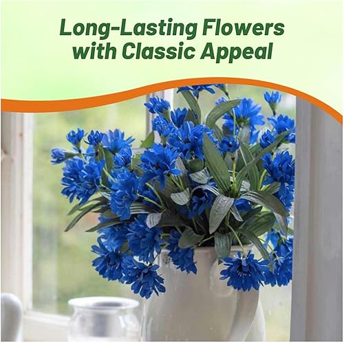 Miniatura 6 de Outsidepride Centaurea Cyanus Cornflower Blue Semillas de flores silvestres - 2000 Semillas