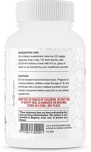 Miniatura 6 de Berberina HCL 1200mg diariamente - Suplemento de berberina pura de alta potencia 600 mg por cápsula - 60 cápsulas - Apoya la salud metabólica,